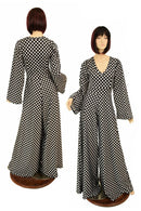 Polka Dot Wide Leg Jumpsuit - Coquetry Clothing