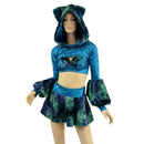 Poodle Sleeve 4 PC Minky Set with Cat Ears - Coquetry Clothing