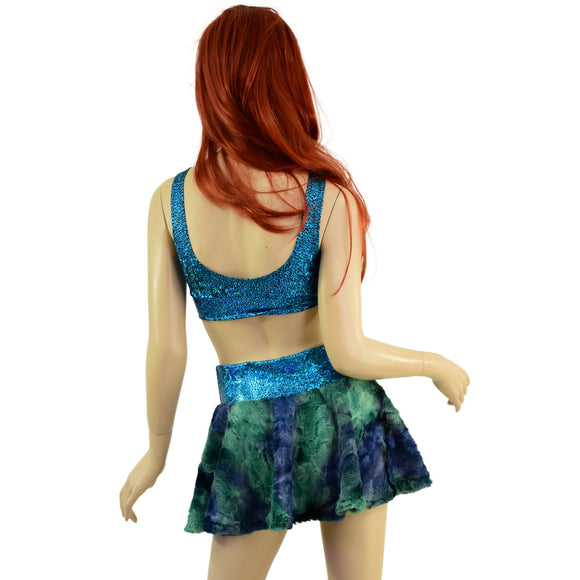Poodle Sleeve 4 PC Minky Set with Cat Ears - Coquetry Clothing