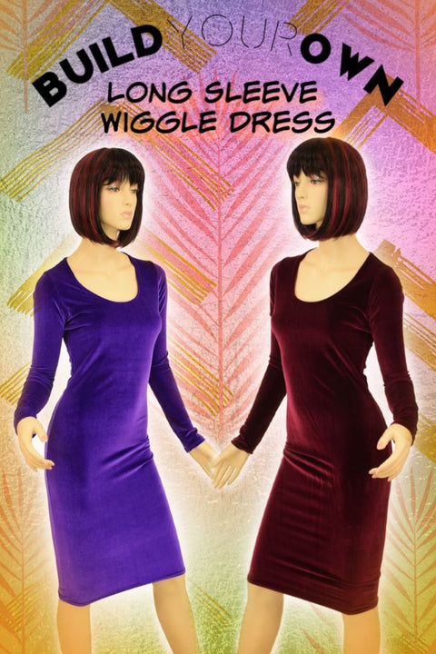 Build Your Own Long Sleeve Wiggle Dress - Coquetry Clothing