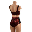 Primeval Red & Black Mystique Siren & Starlette Set - Coquetry Clothing