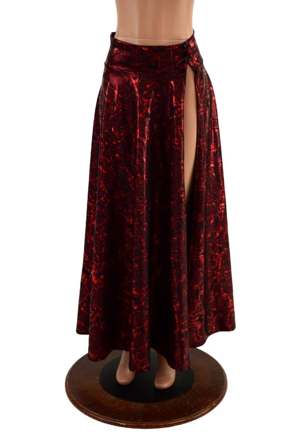 Primeval Red Breakaway Skirt & Romper Set - Coquetry Clothing