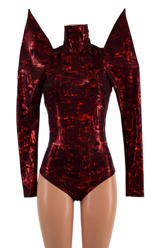 Primeval Red Breakaway Skirt & Romper Set - Coquetry Clothing