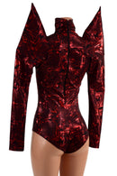 Primeval Red Breakaway Skirt & Romper Set - Coquetry Clothing