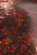 Primeval Red Spandex Fabric - Coquetry Clothing