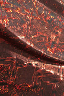 Primeval Red Spandex Fabric - Coquetry Clothing