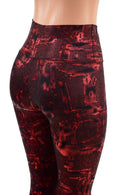 Primeval Red Spandex Fabric - Coquetry Clothing