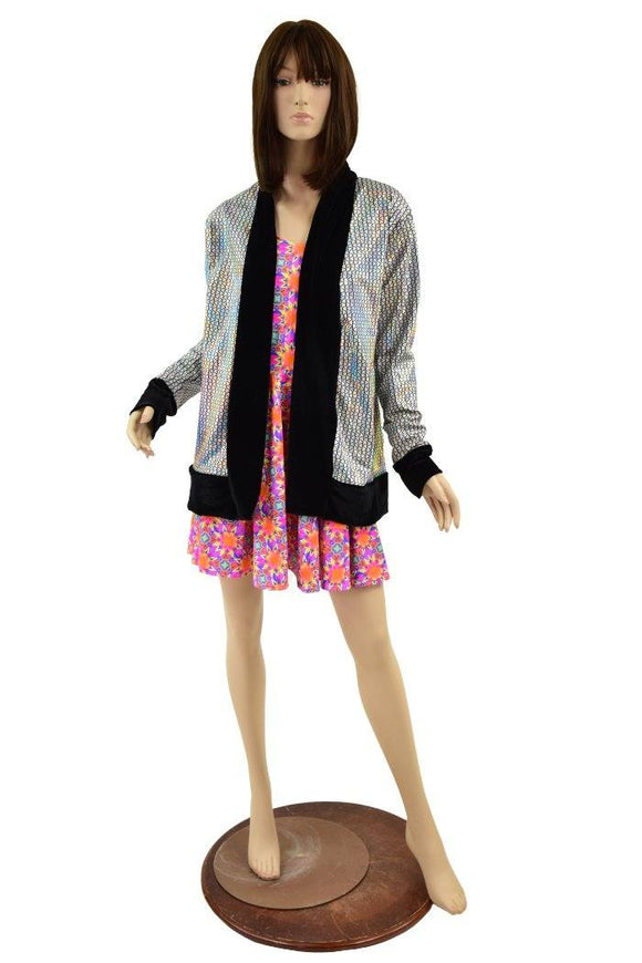 Prism & Black Velvet "Not A Cardigan" - Coquetry Clothing