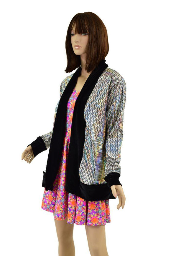 Prism & Black Velvet "Not A Cardigan" - Coquetry Clothing