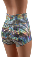 Prism High Waist Shorts READY to SHIP - Coquetry Clothing