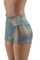 Prism High Waist Shorts READY to SHIP - Coquetry Clothing