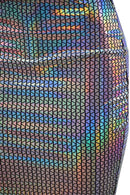 Prism Holographic Pencil Skirt - Coquetry Clothing