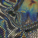Prism Holographic Sharp Shoulder Bolero with Long Sleeves - Coquetry Clothing