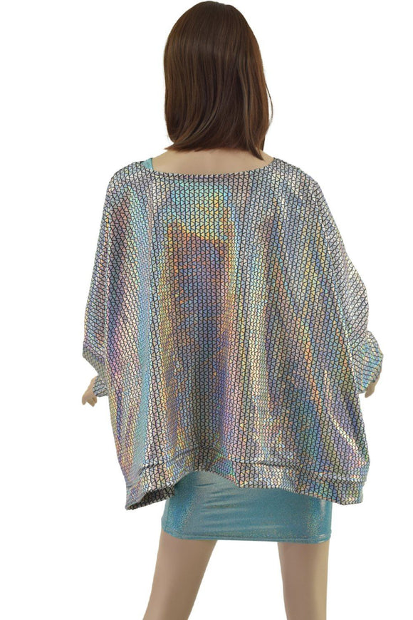 Prism Long Sleeve Pullover Poncho - Coquetry Clothing