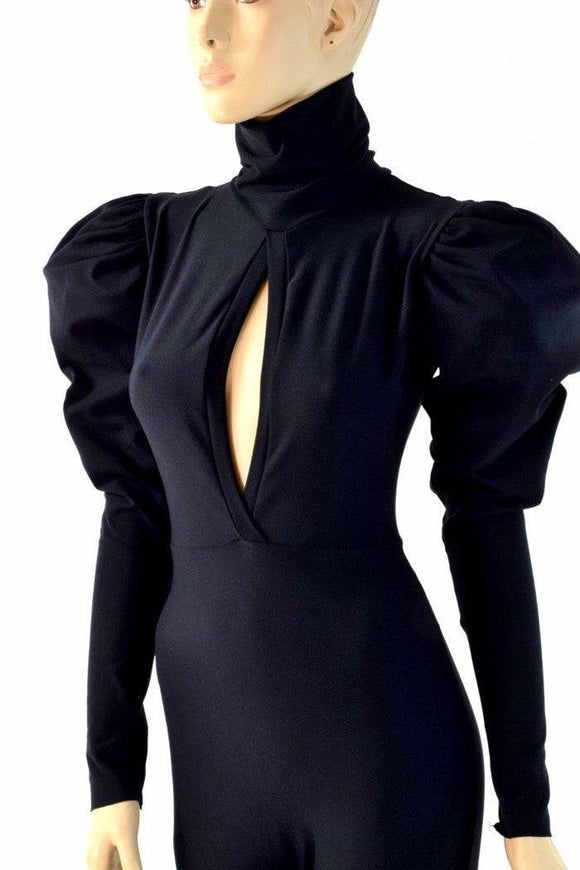 Puffed Sleeve "Victoria" Catsuit - Coquetry Clothing
