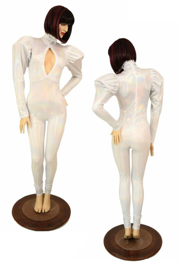 Puffed Sleeve "Victoria" Catsuit - Coquetry Clothing