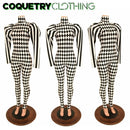 Puffed Sleeve "Victoria" Diamond Catsuit - Coquetry Clothing