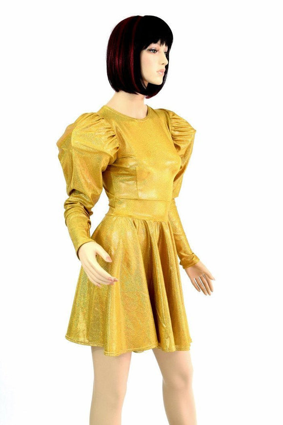 Puffed Sleeve "Victoria" Dress - Coquetry Clothing
