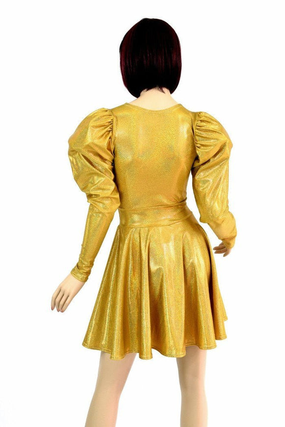 Puffed Sleeve "Victoria" Dress - Coquetry Clothing