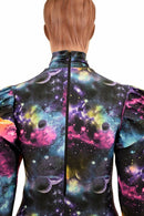 Puffed Sleeve "Victoria" Galaxy Romper - Coquetry Clothing