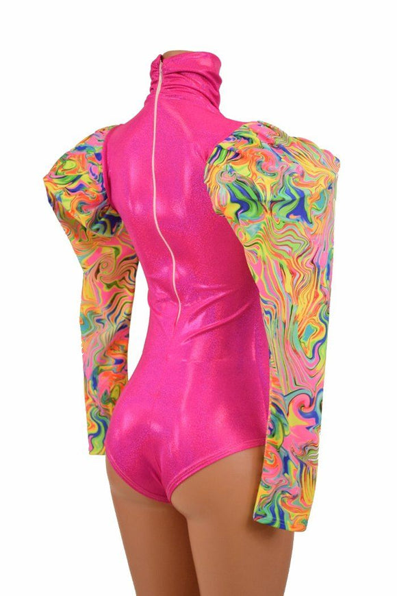 Puffed Sleeve "Victoria" Romper - Coquetry Clothing