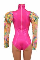 Puffed Sleeve "Victoria" Romper - Coquetry Clothing
