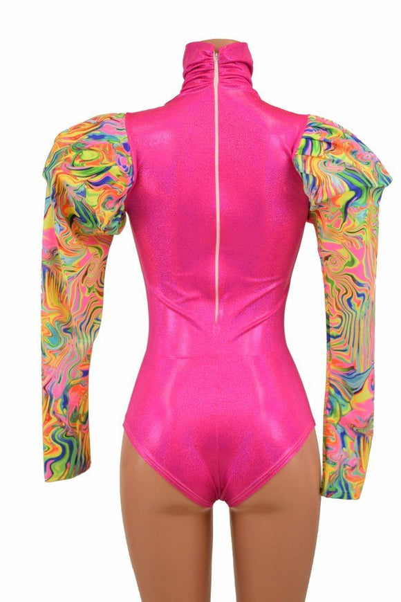 Puffed Sleeve "Victoria" Romper - Coquetry Clothing