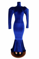 Puffed Victoria Sleeve Puddle Train Gown - Coquetry Clothing