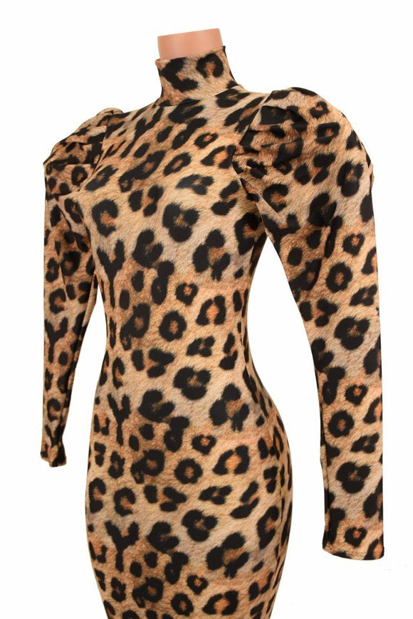 Puffed "Victoria" Sleeve Puddle Train Gown - Coquetry Clothing