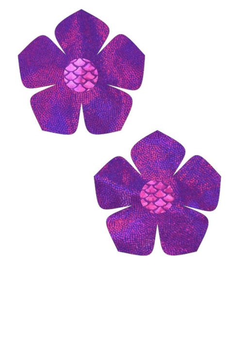 Purple Holo Buttercup Pasties - Coquetry Clothing