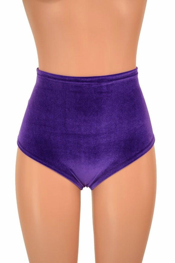 Purple Back Lace Up Siren Shorts - Coquetry Clothing