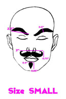 Purple "Dapper" Facial Fashion Kit - Coquetry Clothing