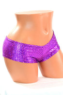 Purple Fish Cheeky Booty Shorts - Coquetry Clothing
