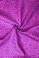 Purple Fish Scale Fabric - Coquetry Clothing