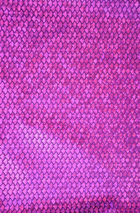 Purple Fish Scale Fabric - Coquetry Clothing