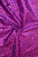 Purple Fish Scale Fabric - Coquetry Clothing
