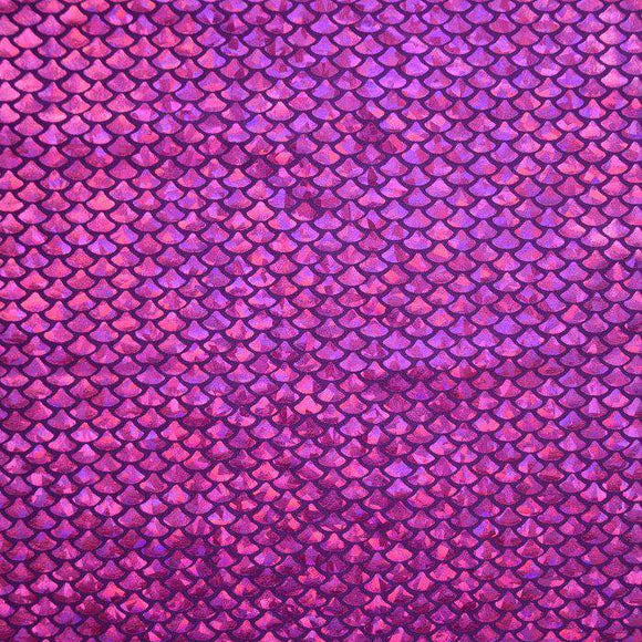 Purple Fish Scale Fabric - Coquetry Clothing