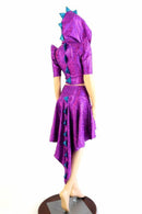 Purple Fish Scale Fabric - Coquetry Clothing