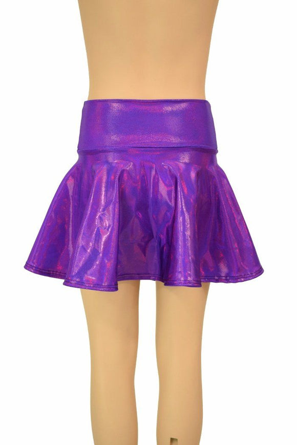 Purple Holo Kids Skirt or Skort - Coquetry Clothing