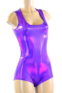 Purple & Lime Holographic Dragon Romper - 2
