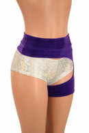 Purple Velvet Garter (GARTER ONLY) - Coquetry Clothing