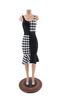 Quad Color Blocked Wiggle Dress - Coquetry Clothing