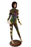 Quad Cutout Catsuit in Poisonous - 6