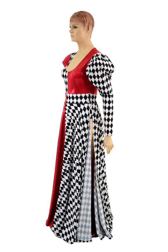 Queen of Cards 2PC Romper & Breakaway Skirt Set - Coquetry Clothing