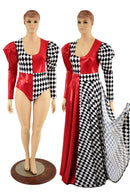 Queen of Cards 2PC Romper & Breakaway Skirt Set - Coquetry Clothing