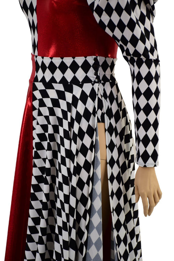 Queen of Cards 2PC Romper & Breakaway Skirt Set - Coquetry Clothing