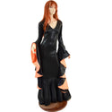 Queen of Halloween Gown with V Neckline & Sorceress Sleeves - 3