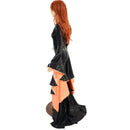 Queen of Halloween Gown with V Neckline & Sorceress Sleeves - Coquetry Clothing