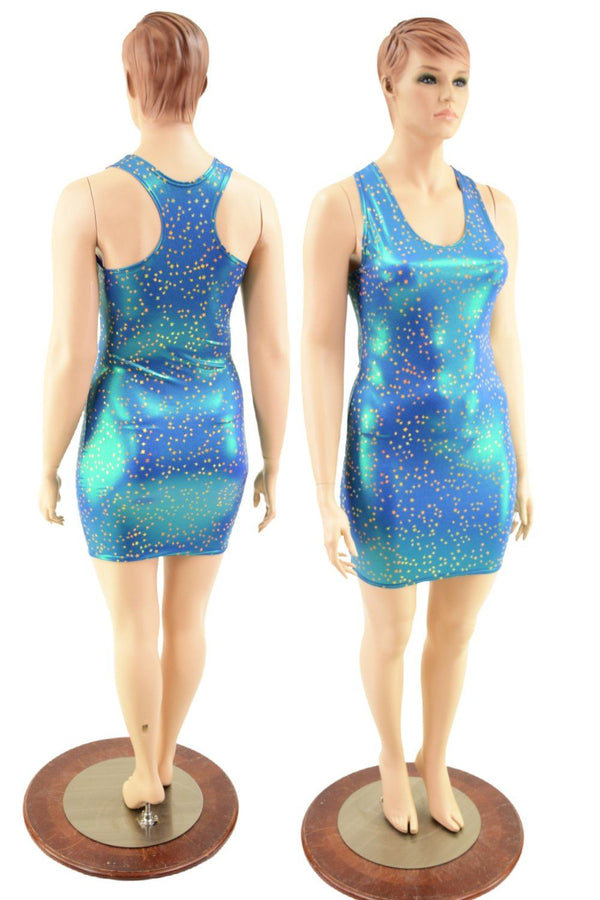 Racerback Bodycon Dress in Stardust - 1