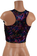 Racerback Crop in CyberSpace - Coquetry Clothing